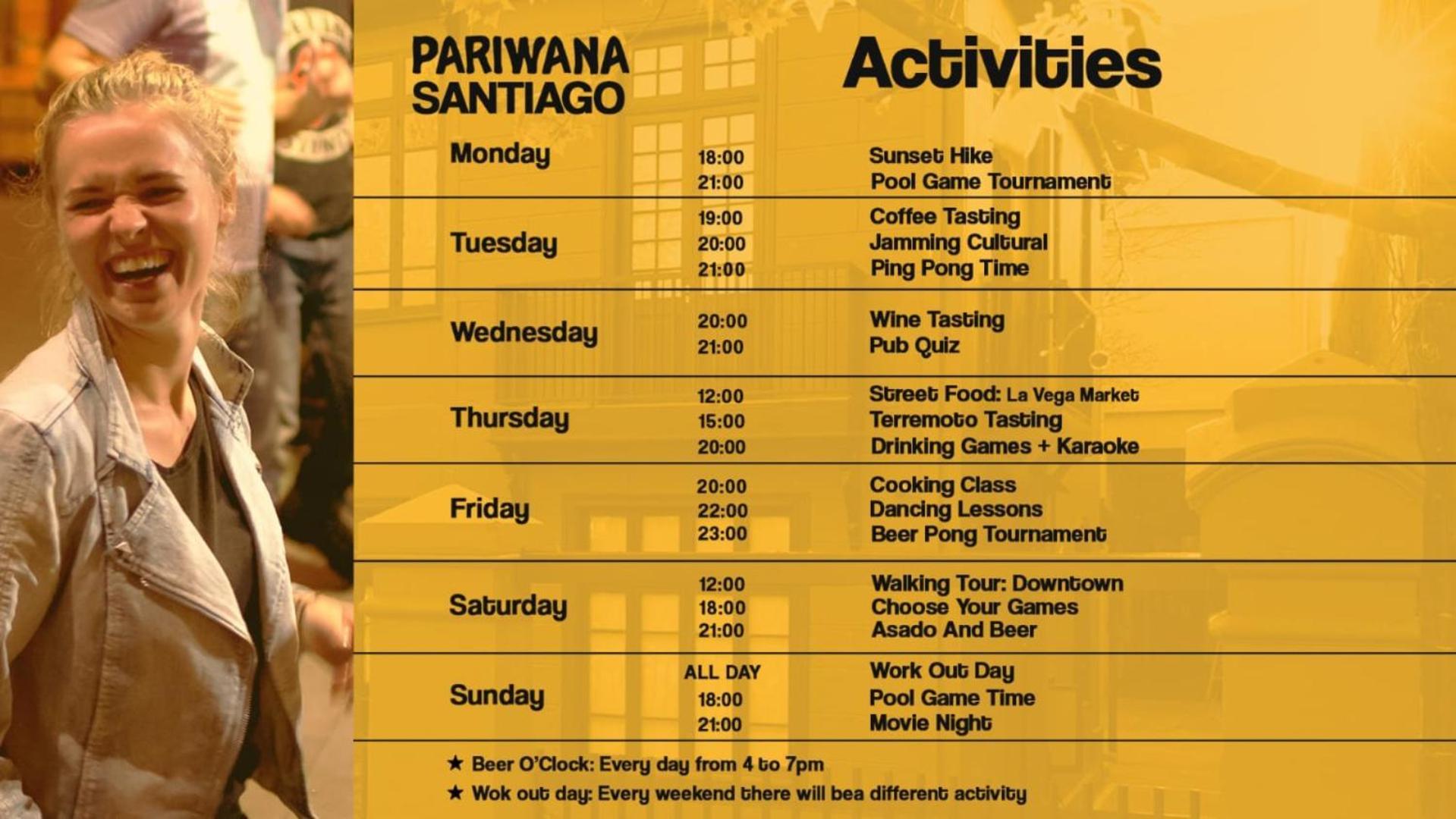 Pariwana Hostel Santiago (Adults Only) Dış mekan fotoğraf